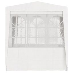 Berkfield Home Professional Party Tent with Side Walls 2x2 m White 90 g/m ² - thumbnail 3