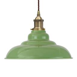 SE Home Mint Green St Edmund's Pendant Light - Antique Brass - Brown Twisted - thumbnail 1