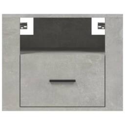 Berkfield Home Elegant Wall-mounted Bedside Cabinets 2 pcs Concrete Grey 50x36x40 cm - Size: 50 x 36 x 40 cm - thumbnail 6