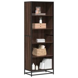Berkfield Home Modern Bookcase Brown Oak 60x35x170.5 cm Engineered Wood - thumbnail 2