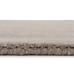 Kukoon Deep Pile Natural Wool Bedroom Area Rug Beige, Grey, Green Bedside Mat 120cm x 170cm in Grey - Size: 120 cm x 170 cm - thumbnail 5