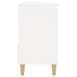 Berkfield Home Durable Bathroom Cabinet White 65x33x60 cm Engineered Wood - Size: 65 x 33 x 60 cm - thumbnail 8