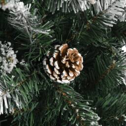 Berkfield Home Beautiful Artificial Christmas Tree with Stand Green 240 cm PVC - thumbnail 6