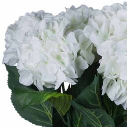 Lemon Pavilion Furniture and Decor White Small Head Hydrangea Artificial Flower - L15 x W15 x H71 cm - thumbnail 6
