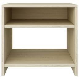 Berkfield Home Bedside Cabinet Sonoma Oak 40x30x40 cm Engineered Wood in Light Oak - Size: 40 x 30 x 40 cm - thumbnail 4