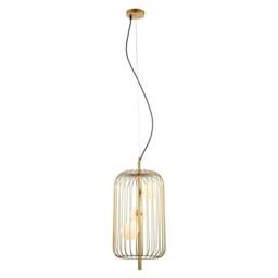 Netlighting Modern Hanging Pendant Golden 3 Light with Gold White Shade G9 - thumbnail 2