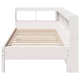 Berkfield Home Bookcase Bed without Mattress White 90x200 cm Solid Wood Pine - thumbnail 5