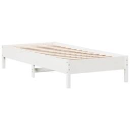 Berkfield Home Bookcase Bed without Mattress White 90x200 cm Solid Wood Pine - thumbnail 6