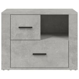 Berkfield Home Bedside Cabinet Concrete Grey 60x36x45 cm Engineered Wood - Size: 60 x 36 x 45 cm - thumbnail 6