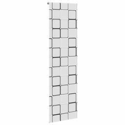 Berkfield Home Shower Roller Blind 80x240 cm Fabric Width 76 cm in White - thumbnail 3
