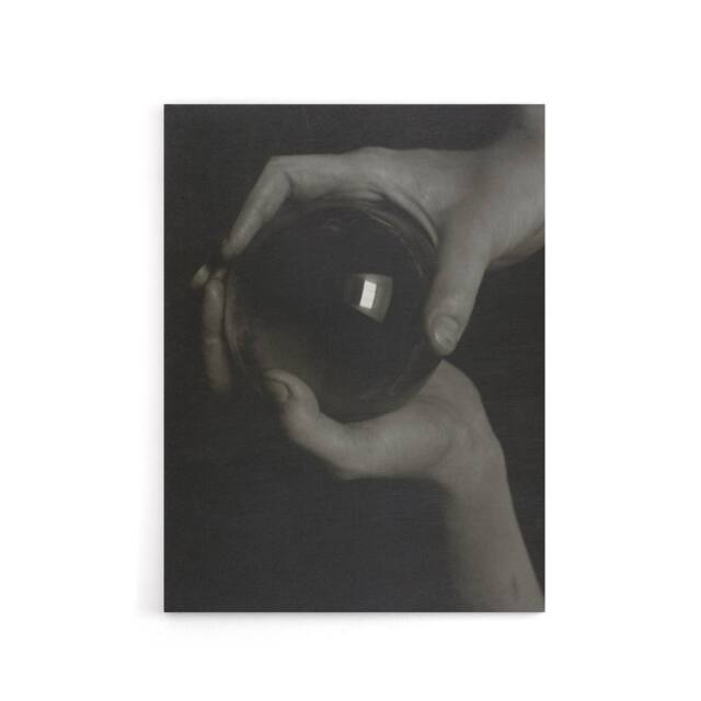 "Artery8 The Crystal Ball Rebecca Strand Stieglitz Canvas Wall Art Print in Grey - Size: W12"" x H16""" - image 1