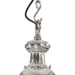 Berkfield Home Pendant Lighting 25x25x136 cm¬†Aluminium in Silver - Size: 25 x 25 x 136 cm - thumbnail 6
