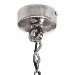 Berkfield Home Pendant Lighting 25x25x136 cm¬†Aluminium in Silver - Size: 25 x 25 x 136 cm - thumbnail 5