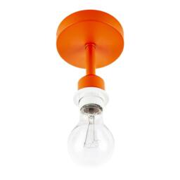 Happy Homewares Traditional Matte Orange Ceiling Light Fitting to Hold Lamp Shades - thumbnail 3