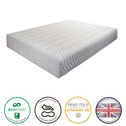Aspire Otho Anti Allergy Kids Foam Mattress with OEKO-TEX fabric in White - Size: Small Double - thumbnail 2