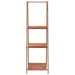 Berkfield Home Plant Stand Cedar Wood 45x40x145 cm in Brown - Size: 45 x 40 x 145 cm - thumbnail 1