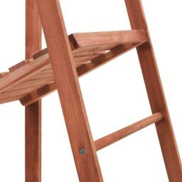 Berkfield Home Plant Stand Cedar Wood 45x40x145 cm in Brown - Size: 45 x 40 x 145 cm - thumbnail 5