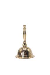 KDMD Small Brass Altar Bell with Penta Moon Symbol - Handcrafted & Resonant in Gold - thumbnail 1