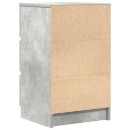 Berkfield Home Bedside Cabinets with 3 Drawers 2 pcs Concrete Grey 39x35x65 cm - Size: 39 x 35 x 65 cm - thumbnail 9