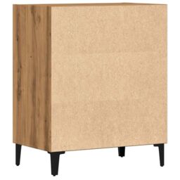 Berkfield Home Sideboard Artisan Oak 57x35x75 cm Engineered Wood in Brown - Size: 57 x 35 x 75 cm - thumbnail 6