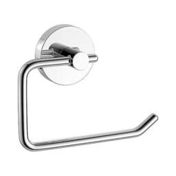 Havendro Toilet Roll Holder Wall Mounted Round Toilet Tissue in Silver - thumbnail 3
