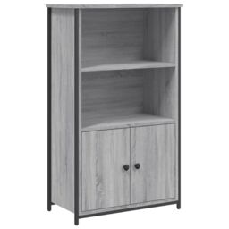 Berkfield Home Highboard Grey Sonoma 62x32x103.5 cm Engineered Wood - thumbnail 2