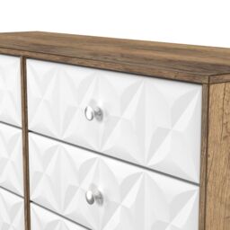 Ready Assembled 2 U Toledo 6 Drawer Wide Chest (Ready Assembled) in Dark Brown - thumbnail 5