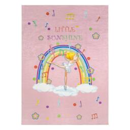 RugsX Bambino Rug in Pink - Size: 140 cm x 200 cm - thumbnail 2