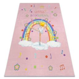 RugsX Bambino Rug in Pink - Size: 140 cm x 200 cm