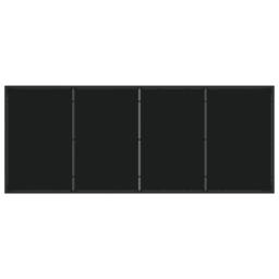 Berkfield Home Set of 4 Black PE rattan, powder-coated steel 6-Seater - thumbnail 8