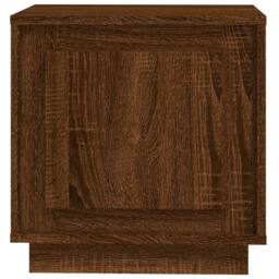 Berkfield Home Modern Bedside Cabinet Brown Oak 44x35x45 cm Engineered Wood - Size: 44 x 35 x 45 cm - thumbnail 7