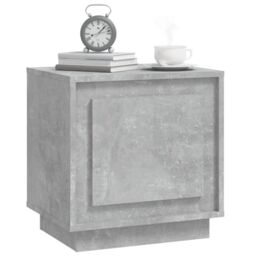 Berkfield Home Bedside Cabinet Concrete Grey 44x35x45 cm Engineered Wood - Size: 44 x 35 x 45 cm - thumbnail 4
