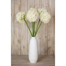 Sostter Cream Giant Allium Stem Faux Flower Arrangement - thumbnail 4