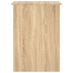 Berkfield Home Desk Sonoma Oak 100x55x75 cm Engineered Wood in Brown - Size: 100 x 55 x 75 cm - thumbnail 5