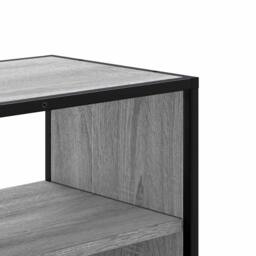 Berkfield Home TV Cabinet Grey Sonoma 80x31x39.5 cm Engineered Wood & Metal - thumbnail 8