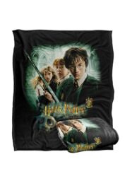 Warner Brothers Harry Potter Chamber of Secrets Poster Blanket 152 x 127 cm in White - thumbnail 2