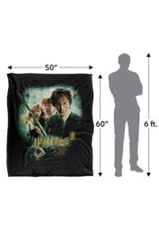 Warner Brothers Harry Potter Chamber of Secrets Poster Blanket 152 x 127 cm in White - thumbnail 5