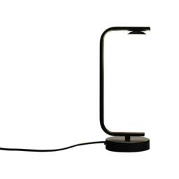First Choice Lighting Set of 2 Grosvenor - Black Table Lights with Glass Globes - thumbnail 4