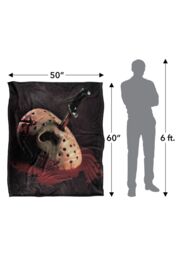 Warner Brothers Friday The 13Th Silky Touch Super Soft Throw Blanket 152x127cm in White - Size: 152x127 cm - thumbnail 3