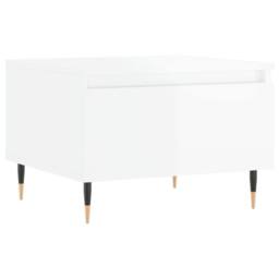 Berkfield Home Coffee Tables 2 pcs High Gloss White 50x46x35 cm Engineered Wood - Size: 50 x 46 x 35 cm - thumbnail 5