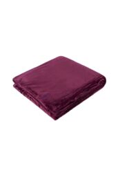 Heat Holders 1.7 Tog Fleece Thermal Blanket in Plum - thumbnail 1