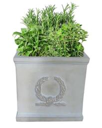 Dibor Beige X-L Planter Fibreclay Summer Outdoor Garden Planter Plant Pot - Size: XL - thumbnail 2