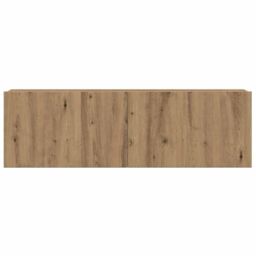 Berkfield Home 8 Piece TV Cabinet Set Wall-mounted Artisan Oak Engineered Wood in Brown - thumbnail 5