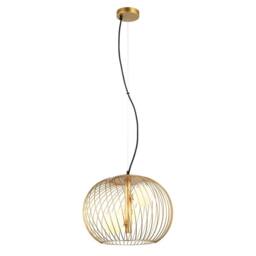 Netlighting Modern Hanging Pendant Golden 3 Light with Gold White Shade G9 - thumbnail 2
