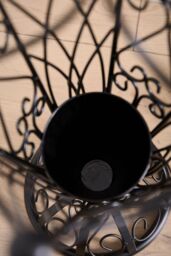 Dibor Vintage Matte Black Metal Large Scrolled Freestanding Umbrella Stand H91 x W34cm - thumbnail 5