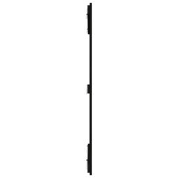 Berkfield Home Wall Headboard Black 108x3x110 cm Solid Wood Pine - Size: 108 x 3 x 110 cm - thumbnail 5