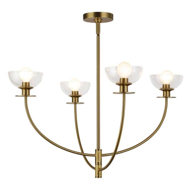 Netlighting Alora Mood Sylvia Multi Arm Pendant Gold 4x E14 - image 1