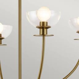 Netlighting Alora Mood Sylvia Multi Arm Pendant Gold 4x E14 - thumbnail 5