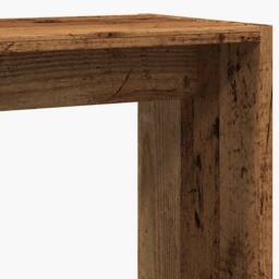 Berkfield Home Side Table Old Wood 50x26x50 cm Engineered Wood in Brown - Size: 50 x 26 x 50 cm - thumbnail 7