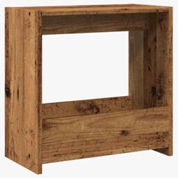 Berkfield Home Side Table Old Wood 50x26x50 cm Engineered Wood in Brown - Size: 50 x 26 x 50 cm - thumbnail 3